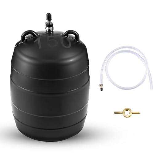 Image of Glooglitter 6 Inch Inflatable Pipe Plug Sewer Test Plug Rubber Plumbing Test Balloon Ball for Sewage Pipeline Inspection (with 39.37 Plastic Extension Hose)
