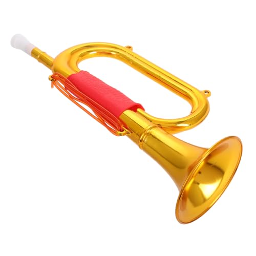 VICASKY Plastic Bugle Toy Toddlers Instrument Kids Trumpet Bugle Horn Toy Children Early Education Musical Tool Stage Performance Prop