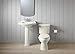 KOHLER K-4774-96 Brevia Elongated Toilet Seat with Quick-Release Hinges And Quick-Attach Hardware For Easy Clean, Biscuit