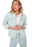 TRENDYOL Jacke - Blau - Normal