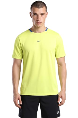 Image of Reebok Men's Sport T-Shirt - Moisture Wicking Sports T-Shirt | Workout Running Training Tshirt for Men's | Half Sleeve Active Tee