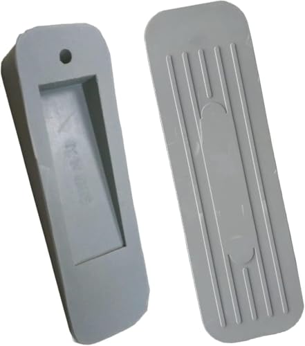 Image of Rubber Door Stopper Wedge, Heavy Duty Anti-Slip Door Holder & Blocker with Strong Grip for Tiles, Marble, Wood, Carpet & Cement Floors | Home, Office, School & Warehouse Use (Grey, Pack of 6)