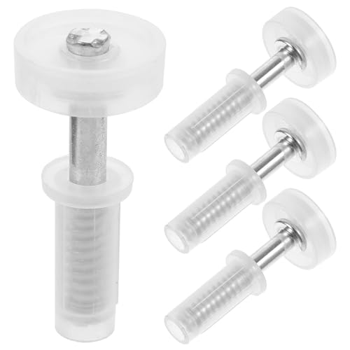 Durable 8pcs Bi-fold Door Hardware Hinges Parts Stainless Pivot Repair miniatura 4