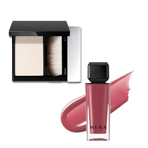 HERA Airy Blurring Powdered Primer and Sensual Nude Lip Gloss #380 CHERISH