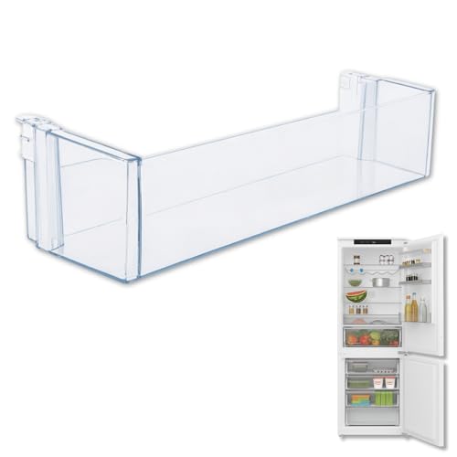 Estante Botellero Frigorífico compatible con Bosch, Botellero inferior para la nevera, código original 00744473, 11023872 compatible con 00705901, Sin Logo, Dimensiones 442 mm x 124,9 mm x 100 mm