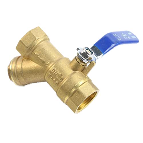 KAIXINXIN Female Thread Y Shaped Brass Strainer Filter Connector Y Strainer Brass Online Filter Pipe Adaptor Connector