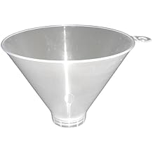 JBK Funnels Kitchen Tool Narrow Spout Easy, Mess-Free Filling for Bottles, Milk Jugs, Squeeze Containers, Mini Plastic or Metal Jars, Mason Accessories Clear 5.75" x 4.13" - 1 Pack