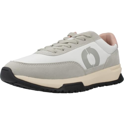 Unisex Retro Running Sneakers, Gray and White, Suede and Nylon, Casual Athletic Shoes (Gris, Sistema Tallas Calzado EU, Adulto, Números, Mediano, 37)