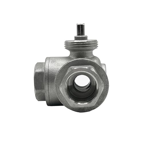 Válvula de bola motorizada de acero inoxidable tipo T DN15 de 3 vías con rosca 3