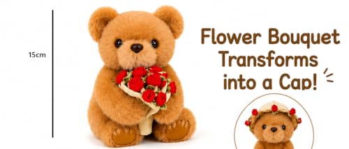 Image of SCOOBA Transformation Bouquet Teddy Soft Toy 15cm Small(Transformation Bouquet Teddy)