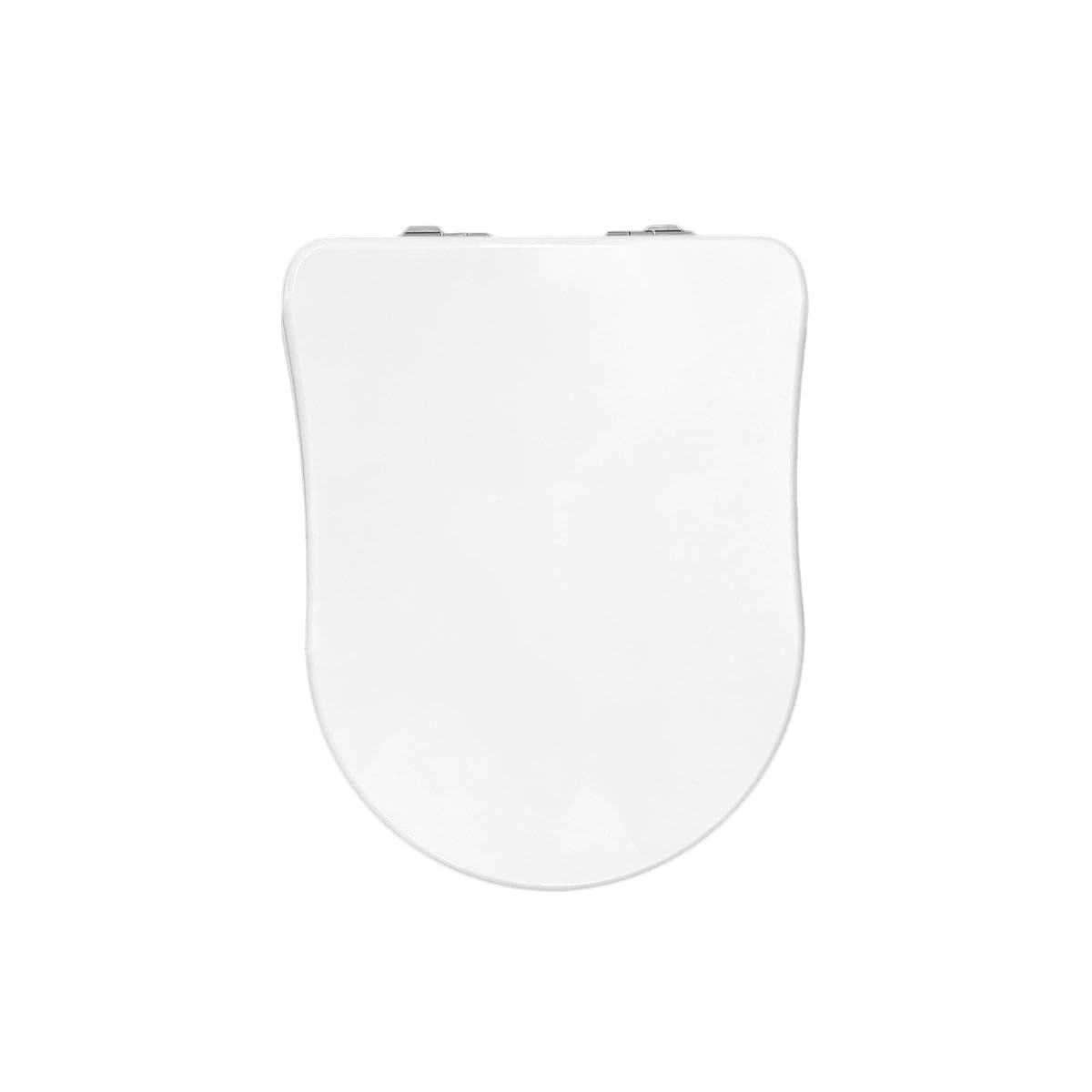 Gala Nostalgia – Tapa y Asiento Fijo Inodoro - Forma Rectangular - Incluye Kit Fijación - Bisagras Acero Inoxidable - Fácil Limpieza - Color Blanco