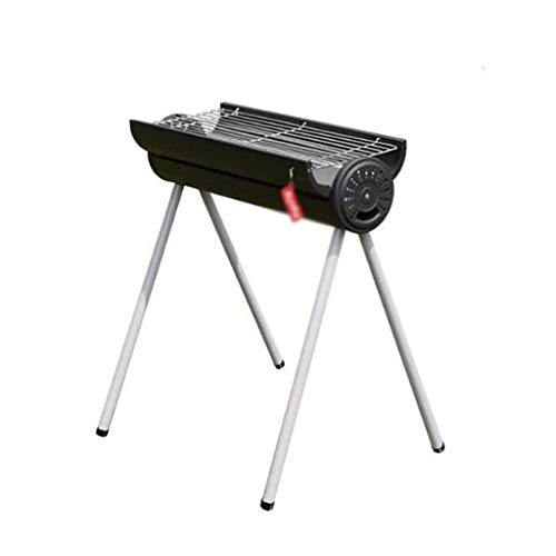 Parrilla plegable portátil de carbón vegetal para camping y barbacoa al aire libre