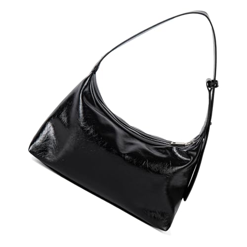 Sac à bandoulière vintage en PU léger pour femme avec sangle réglable