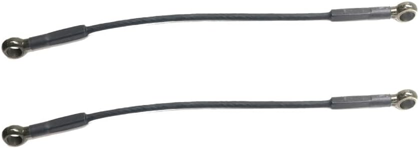 KarParts360 For Honda Ridgeline 2006-2014 Tailgate Cables Driver and Passenger Side | Pair | With Support | Replacement For 74910SJCA01