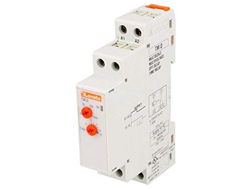 Relais de temps Lovato Electric TMD avec temporisation réglable de 18s à 180s
