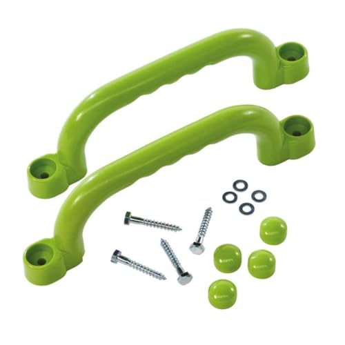 YARNOW 1 Pair Climbing Safety Handles Non Slip for Playhouse Bunk Bed Indoor Outdoor Use UV Stable Random Color Random Color