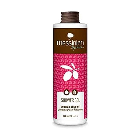 Messinian Spa - Shower Gel - Pomegranate & Honey - 300 millilitres - Creamy Body Wash - Made from natural ingredients - Suitable for all skin types Cover