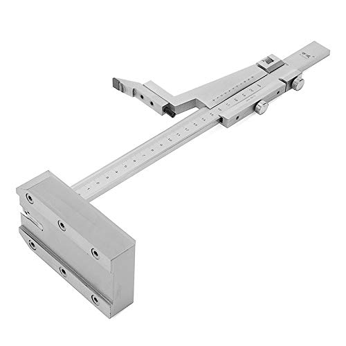 EsportsMJJ 0-200mm/0-300mm gama acero vernier calibrador de altura con soporte medida regla herramientas - B