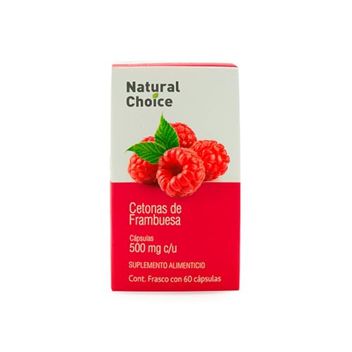 Keto, Cetonas de Frambuesa 500 Mg Natural Health 60 Cápsulas