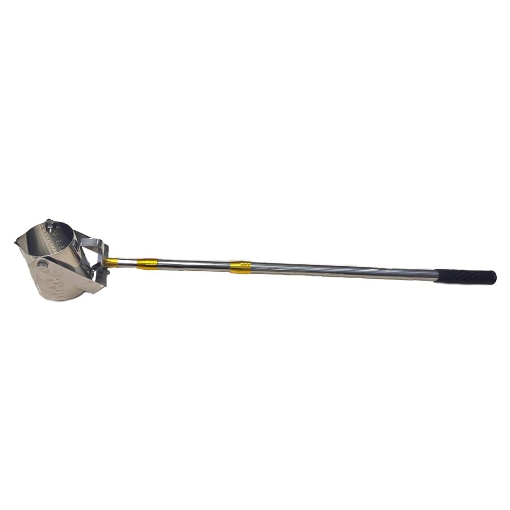 Muestreador de Agua telescópico de Acero Inoxidable, cucharón de péndulo, Vara de muestreo, Varilla de extensión Industrial ultradura y Engrosada (500 ml, 3 m)
