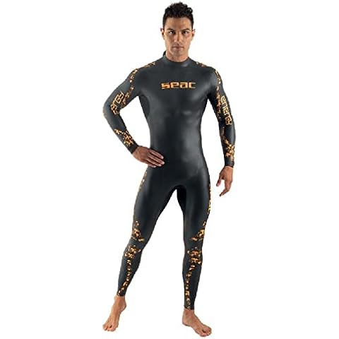Seac Men's Energy Man Ultraelastischer Tauchanzug aus glattem 2 mm Neopren Smoothskin Cover