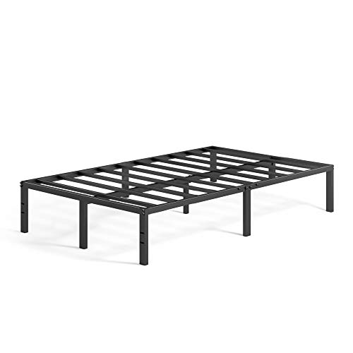 ZINUS メタル ベッドフレーム セミダブル Yelena Metal Platform メタル すのこ 静音 ベッド下収納 耐久性 通気性 パイプベッド 頑丈 スチール | ベッド 組み立て簡単 工具付き ジヌス | 日本正規品 MPSC