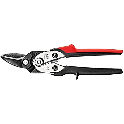 Bessey D29ASSL-2 cutting snips right cutting, Black/Red/Silver