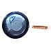 Patelnia Wok Chiński tradycyjny Wok Okrągły dno Patelnia do mieszania Patelnia przeciw poparzeniom Nieprzywierająca patelnia Równomierny rozkład ciepła (Color : Blue, Size : 34 * 10cm)