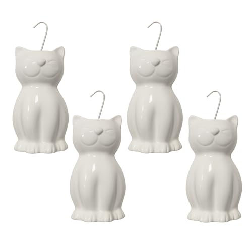 Paluplus Set 4 Evaporatori d'acqua per termosifoni in Ceramica, misura