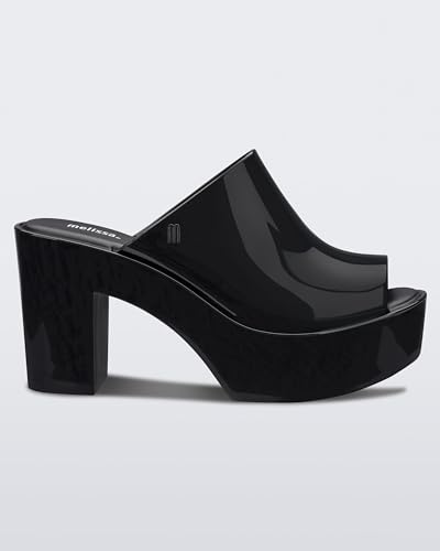 Image of Melissa Mule Heel Collection - Fashion Sandal for Women - Iridescent Comfortable Mule Style - High-Shine Upper with Bubblegum Scent - Chic and Sophisticated