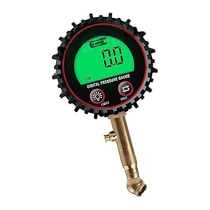 Pumpumlia Digitales Reifendruckmessgerät mit Grünem Display