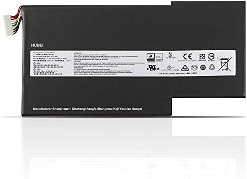 Batterie BTY-M6J pour MSI GS63 GS73VR remplacement PC portable 5700mAh