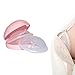AEKZOX 2 Pezzi Coppette Raccoglilatte BPA-Free per Allattamento con Scatola Trasparente per Conservazione immagine