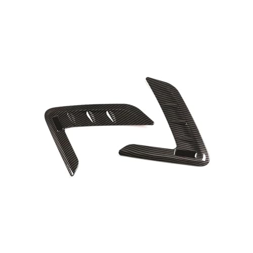 TROGPYXG Compatible avec BMW Série 3 G20 G28 325 320 330i 2020-2023 ABS Noir Aile latérale de Voiture Garde-Boue Guide d'air évents Cadre Garniture Accessoires de Voiture(Color:Carbon Fiber)