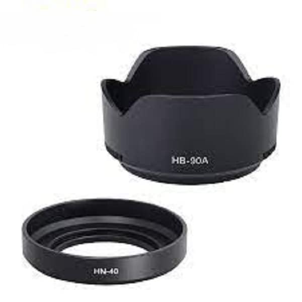 SHOPEE (1+1) Screw on + Bayonet Lens Hood Shade for Nikon Z50 Dual Lens Kit (Nikkor Z DX 16-50mm & 50-250mm) Replaces HN-40 and HB-90A Lens Hood