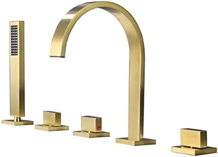 Mitigeur de bain-douche en laiton avec inverseur eau chaude froide