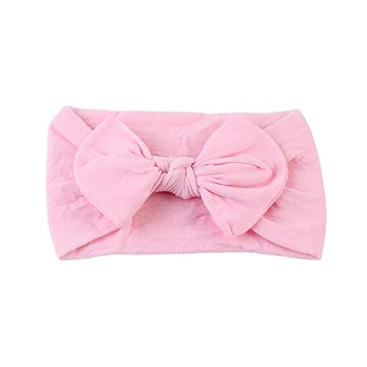 Tonglura Individualidad Las Vendas del niño recién Nacido Infantil, Hairband elástico Compatible con los bebés compatibles con la fotografía Muelle (Color : Pink)