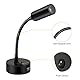 ERWEY 2er LED Leselampe 12V Wohnmobil mit Flexible Schwanenhals und USB-Ladeanschluss 3000K Warmweiß DC 12V-24V Spot für Boot Wohnwagen Innenbeleuchtung Yacht, Fest verdrahtet Wandmontage