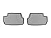 WeatherTech Custom Fit FloorLiners for Mini Cooper SE (Electric), Hardtop - 2nd Row (466752), Grey