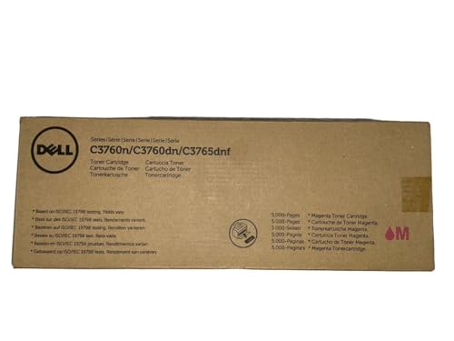 Fin des lignes blanches avec DELL 8JHXC toner magenta net C3760n