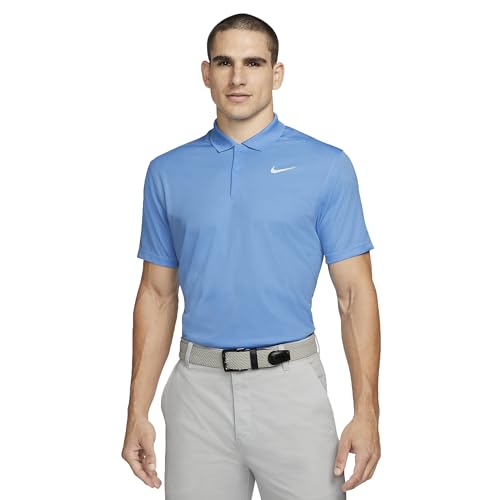Nike Men's Victory Solid Dri-Fit Polo M University Blue | ...