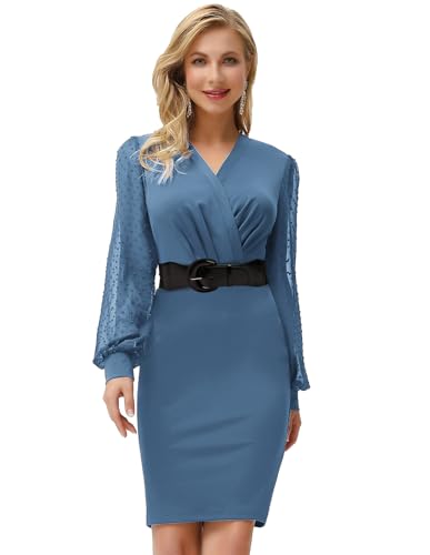 GRACE KARIN Women's Wide Stretchy Cinch Belt 3 Inch Vintage Chunky Buckle Belts S-XXXXL3