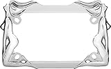 Cruiser Accessories 77930 Chrome MC 'Twins' License Plate Frame