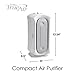 Hamilton Beach TrueAir Air Purifier with Reusable 99% HEPA Grade Filter to 3 Microns, Captures 99% of Allergens, Dust, Pollen, Pet Dander, Mold Spores, Reduces Odors, 3 Speeds, 140 Sq. Ft., White