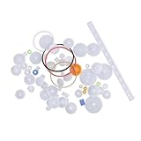 Kisangel 60個 入りプラスチック製ギアパーツ ロボット模型用 多種歯車アソートメント 軽量で耐久性あり メカニカルモデル作成用齒車パッケ