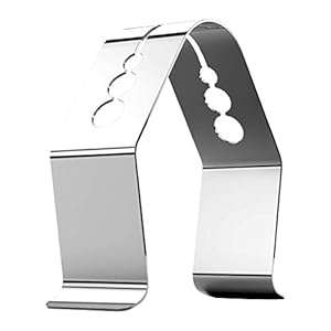 Vokmon Thermometer Sonde Clip 3 Gaten BBQ Thermometer Sonde Houder Rvs Keuken Grill Beveiliging Clip