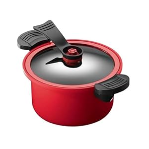 Shooyio SHOOYIO Schnellkochtopf Rot Modern