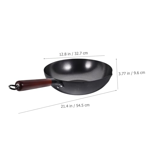 Wok antiadherente PRETYZOOM de hierro forjado miniatura 3