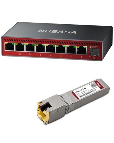 8-Port 2.5GbE Switch + 10G SFP+ Adapter