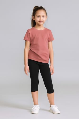 Image of CHARM N CHERISH Girls Cotton 3 /4th Leggings Pack of 1